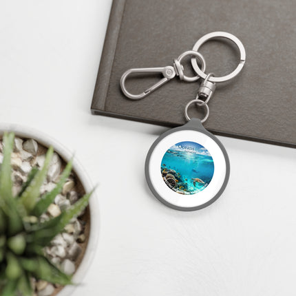 Oceans4Us Underwater Coral Reef Conservation Keychain