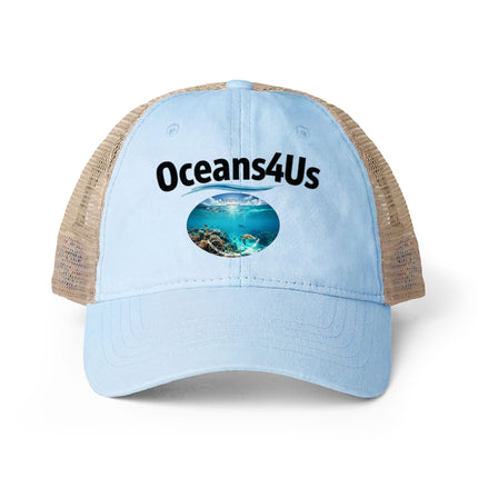 Oceans4Us Women's Washed Mesh-Back Cap