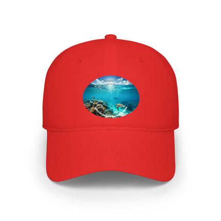 Coral Reef Ocean View Baseball Cap – Tropical Beach Snapback