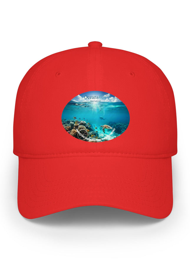 Coral Reef Ocean View Baseball Cap – Tropical Beach Snapback