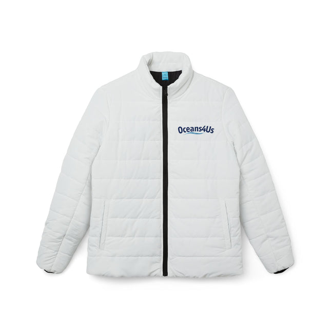 Oceans4Us Women’s Puffer Jacket — Lightweight Insulated Coastal Jacket, Engineered for Warmth. Designed for Preservation
