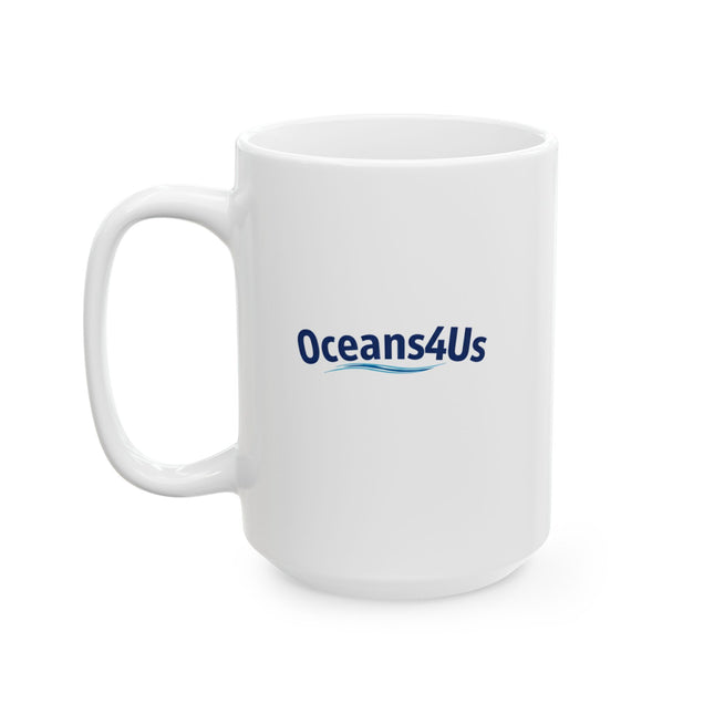 Tropical Beach Photo Mug — Scenic Ocean Coffee Cup (11oz, 15oz)