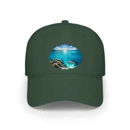 Coral Reef Ocean View Baseball Cap – Tropical Beach Snapback