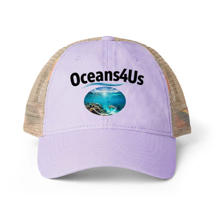 Oceans4Us Women's Washed Mesh-Back Cap