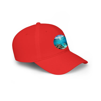 Coral Reef Ocean View Baseball Cap – Tropical Beach Snapback
