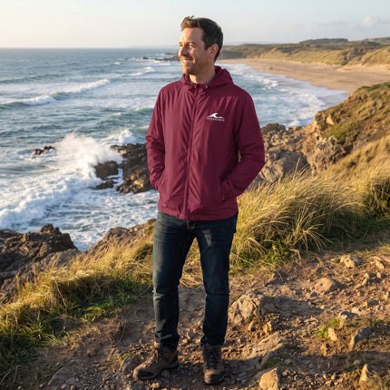 Men's OCEANS4US Lightweight Full-Zip Windbreaker Jacket