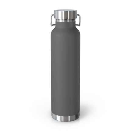 Oceans4Us Black 22oz Copper Vacuum Water Bottle