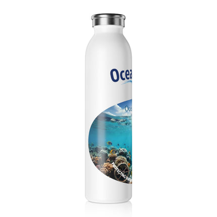 Oceans4Us Slim Water Bottle — Ocean Conservation Insulated Bottle