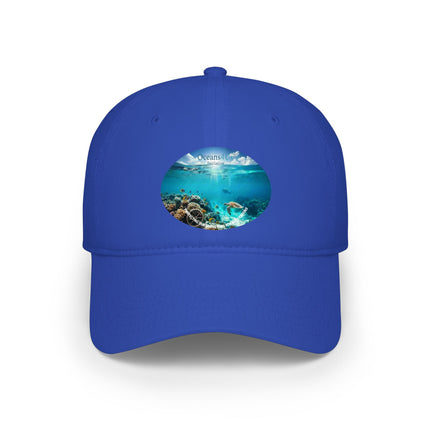 Coral Reef Ocean View Baseball Cap – Tropical Beach Snapback