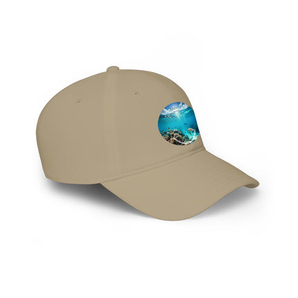 Coral Reef Ocean View Baseball Cap – Tropical Beach Snapback