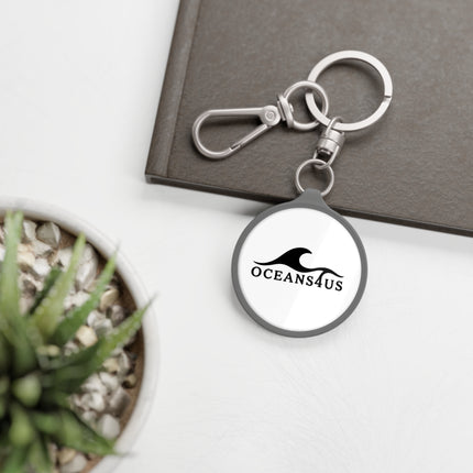 Oceans4Us Wave Keyring Tag — Coastal Rescue & Conservation Keychain