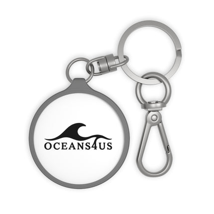 Oceans4Us Wave Keyring Tag — Coastal Rescue & Conservation Keychain