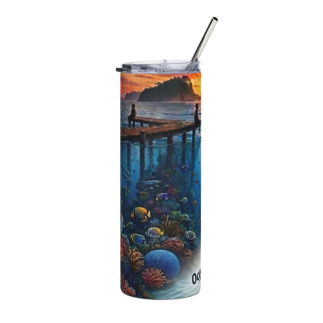 Oceans4Us Underwater Sunset 20oz Stainless Steel Tumbler
