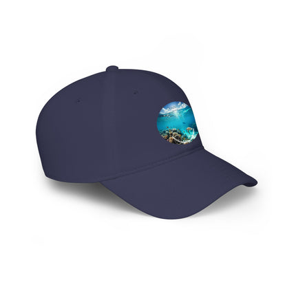 Coral Reef Ocean View Baseball Cap – Tropical Beach Snapback