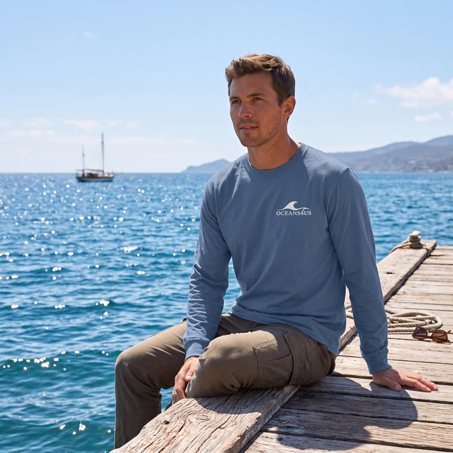 Men's Coastal Wave Long Sleeve Shirt