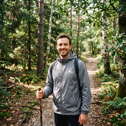 Men's OCEANS4US Lightweight Full-Zip Windbreaker Jacket