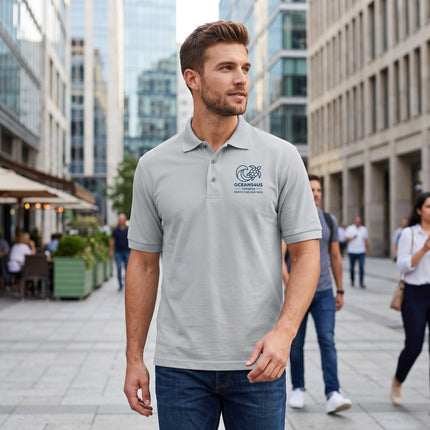 Oceans4Us Signature Turtle Crest Polo