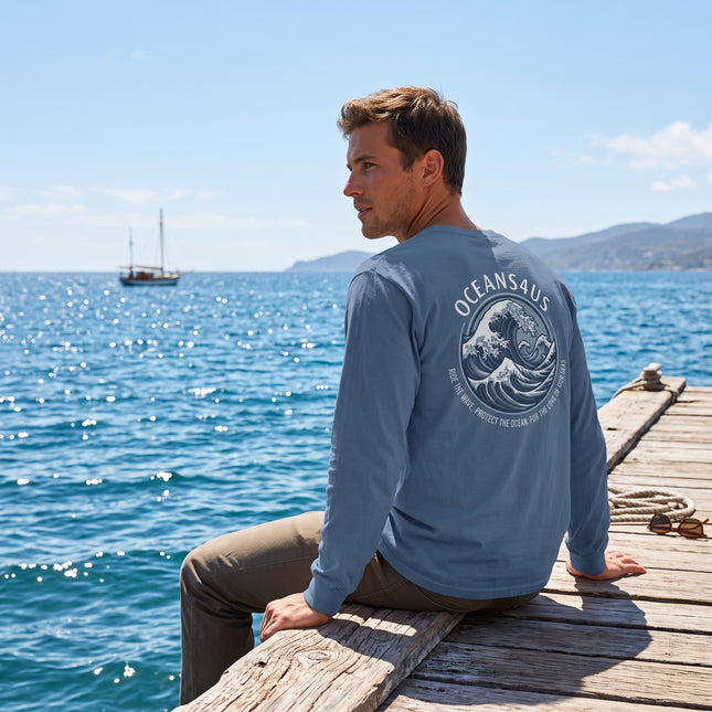 Men's Coastal Wave Long Sleeve Shirt