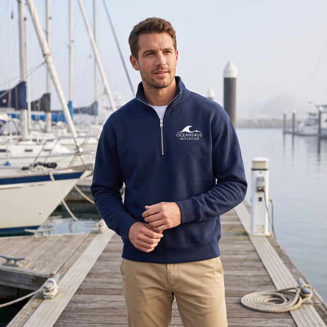 Coastal Classic Heavyweight Half-Zip Pullover | Oceans4Us Initiative