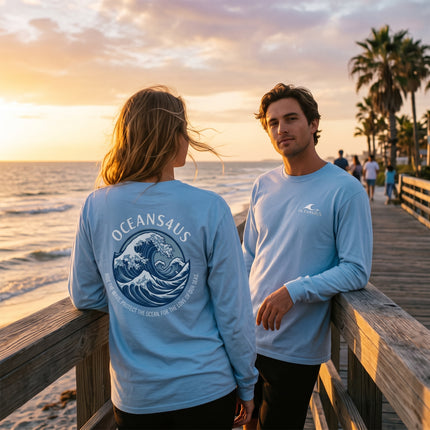 Men's Coastal Wave Long Sleeve Shirt