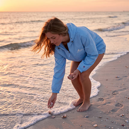 Women's Oceans4us Embroidered Champion Packable Windbreaker