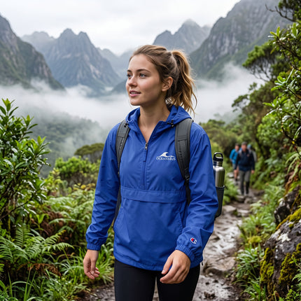 Women's Oceans4us Embroidered Champion Packable Windbreaker