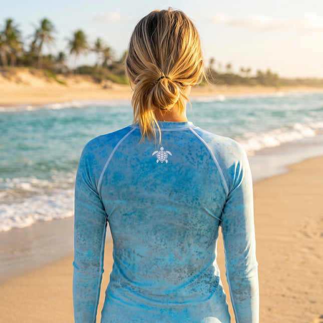 Oceans4Us Oceanic Aqua Women's Rash Guard
