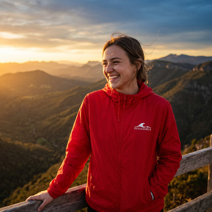 Women's OCEANS4US Lightweight Full-Zip Windbreaker Jacket