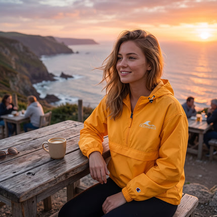 Women's Oceans4us Embroidered Champion Packable Windbreaker